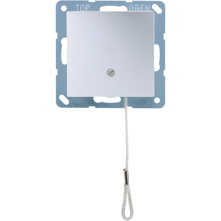 Jung A506BFNUZAL pull-to-change switch, Series A, aluminium