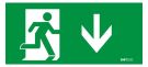 Dotlux 3908 Arrow down 1Set for LED-NL EXITmulti pictogram