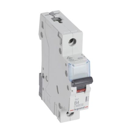 Legrand 403352 Circuit breaker TX3 B4A 1P 6KA 1M