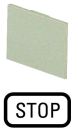 Eaton 110SQ25 insert label, STOP , 038507