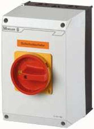 Eaton P1-32/I2-SI/N safety switch with warning label, 207333