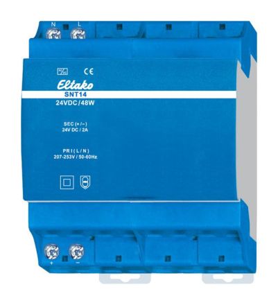 Eltako 30014033 Power supply SNT14-24V/48W for 24V actuators