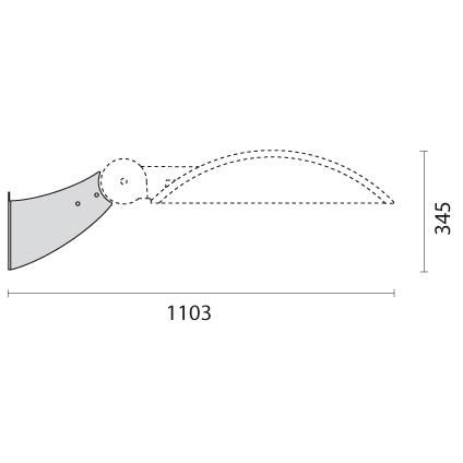 Spittler 14077696 Wall bracket made of steel, grainy grey powder-coated, after pre-treatment by phosphor-chromating + cataphoresis. grey