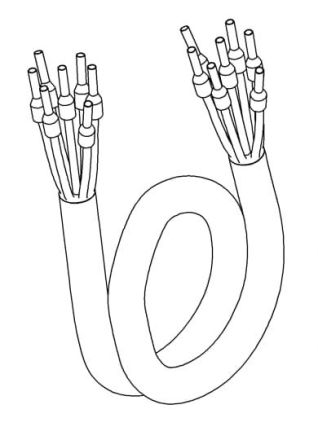 ABB Striebel & John 2CPX054395R9999 ZL701 7x1,525qmm control cable