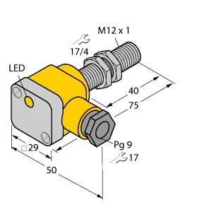 Turck 1634400 BI3U-EG12SK-AP6X inductive sensor