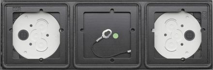 Gira 5503910 surface-mounted housing 3 modules 1x3 system 106 anthracite