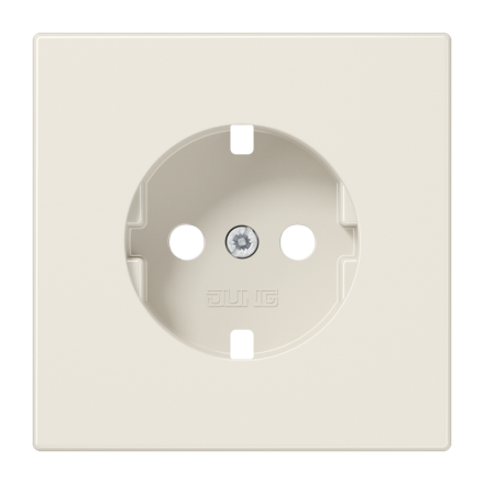 Jung LS1520BFPL cover for SCHUKO® sockets, thermoplastic, LS series, white