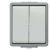 Siemens 5TA4705 AP series switch dark grey/light grey