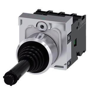 Siemens 3SU1150-7BE88-1QA0 coordinate switch 22mm round black latching