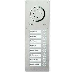 Ritto 1811120 Acero stainless steel door station audio, 8 WE, audio, stainless steel