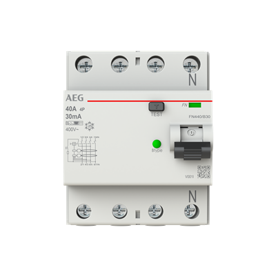 Busch-Jaeger 2CSF704556R1400 FN440/B30 4P Type B 40A 30mA residual current device