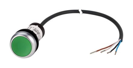 Eaton C22-DR-G-K10-P62 green push button, 185607