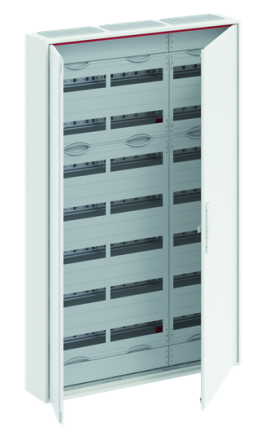 ABB Striebel & John CA38R small distribution board surface-mounted, 3FB, 8-row, 2CPX052244R9999