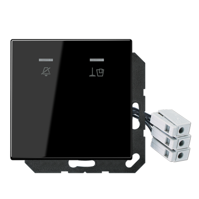 Jung LSCUKO5M230SW hotel cover with LED unit 230 V, outdoor unit, LS series, black
