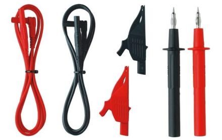 Benning 044125 TA2-042 RED/BLACK safety measuring lead set