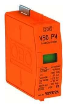 OBO Bettermann V50-B+C 0-300PV upper part for PV systems CombiController V50, 5093726