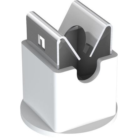 Pröpster 111 007 Niro-Clip V2A/PA 6 D:8mm grey M6 snap holder