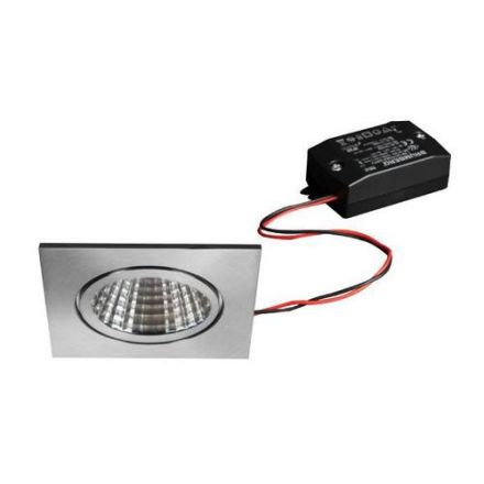 Brumberg 38376423 LED recessed spotlight 230V 6W 3000K stainless steel.