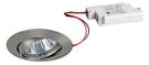 Brumberg 39304153 230V AC 6W 3000K nickel ma LED recessed ceiling spotlight