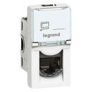 Legrand 076571 Mosaic 1-f.RJ45 Cat 6A UTP 1-mod.ultraws insert