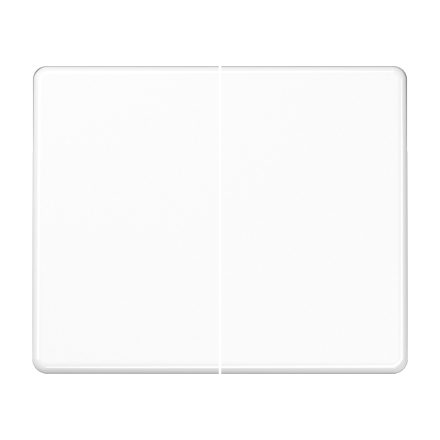 Jung SL595WW rocker switch 2-way, painted aluminium, SL series, alpine white