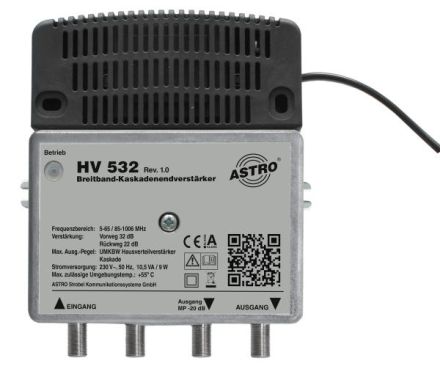 ASTRO Strobel 00217297 HV 532 broadband amplifier