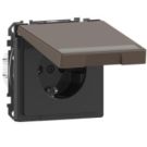 MERTEN MEG2312-6052 System Design mocha metallic socket SCHUKO