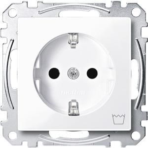 MERTEN MEG2352-0325 socket SCHUKO washer active white glossy
