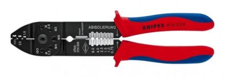 Knipex 97 21 215 B brown. plastic. 215mm Crimping pliers