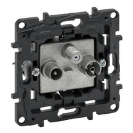 Legrand 864059 Insert Niloe Step TV-R-Sat-End-Box