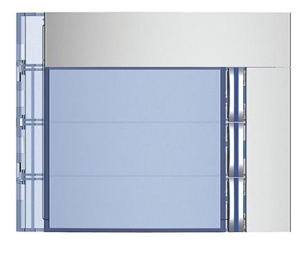 Bticino 352031 call button front panel Sfera New with 3 call buttons ALLMETAL, (aluminium)