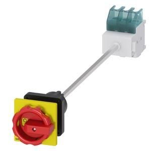 Siemens 3LD2144-0TK53 main/emergency stop switch 3-pole floor mounting