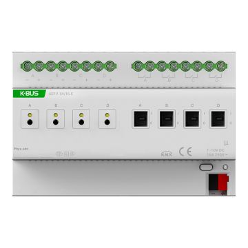 GVS 88188780 KNX dimming actuator 1-10 V | 4-fold, KNX Secure