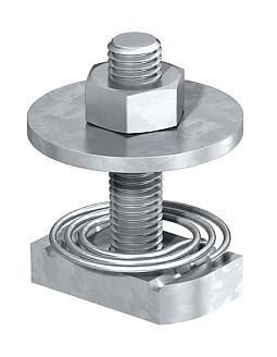 OBO Bettermann MS41HBF M12x60A4 with spring hammer head screw, 1148496