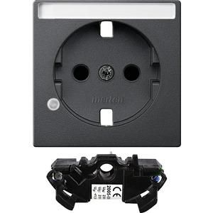 MERTEN MEG2335-0414 central plate anthracite System M