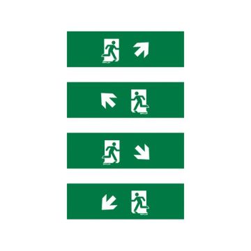 EsyLux EN10077517 Pictogram set 2 for SLX 24 Flat
