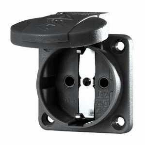 Mennekes 11032 16A2P+E 230V IP54 surface mounted box SCHUKO