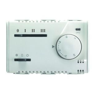 Gewiss GW20853 Fancoil control knob 1 changeover 3M 230V 8A white thermostat