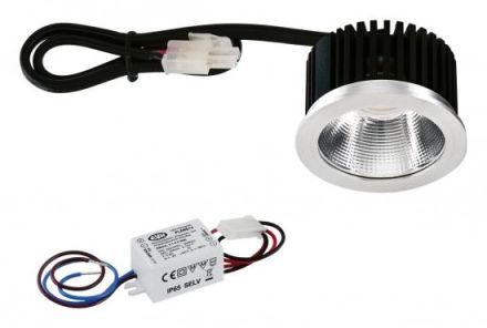 EVN C51350N302 3W 3000K 220-240V 38° 300lm CRI90 LED recessed ceiling spotlight