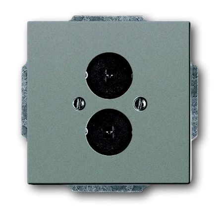 Busch-Jaeger 1751-803 central plate grey metallic