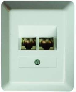 PROTEC.class 05300543 Multimedia accessories connection box AP 2xRJ45 2x8 (8) rw PUAE