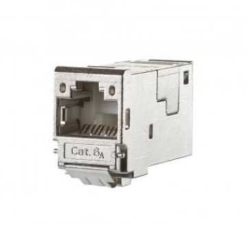 METZ CONNECT E-DATModul 1xRJ45S Cat.6A 8 (8) socket module socket, 130910-I