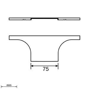 Unex 66079 for T-branch grey RAL7035 75 U23X cover