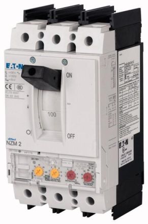 Eaton NZMH2-VE250-BT-NA circuit breaker, 3p, 250A, box terminals, 107848