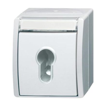 Busch-Jaeger 2733 SLW-54 key switch, off, 1-pole alpine white