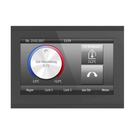 Elsner Corlo Touch KNX 5in black/black KNX touch display