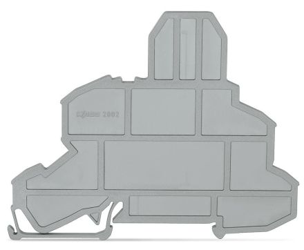 Wago 2002-1091 end plate series 2002 snap-on gr