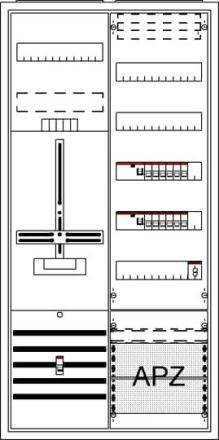 ABB Striebel & John 2CPX054285R9999 DA27CBW AP 3Pkt.A27 1Z1V5A2 Complete cabinet