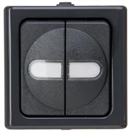 Kopp 560515004 AP-FR series switch BlueElectric anthracite series switch