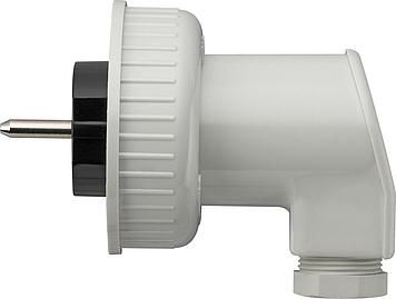 Gira 002031 SCHUKO plug WD surface-mounted grey